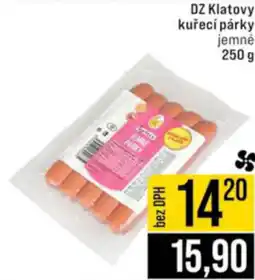 Jip DZ Klatovy kuřecí párky jemné nabídka