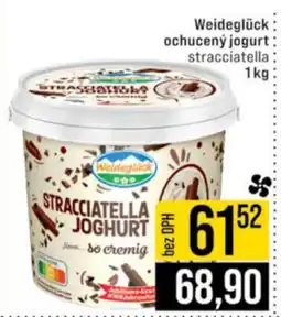 Jip Weideglück; ochucený jogurt stracciatella nabídka