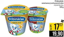 Jip Pribináček smetanový ochucený krém nabídka