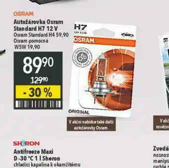 Globus Autožárovka osram h7 nabídka