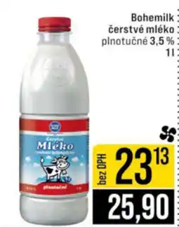 Jip Bohemilk čerstvé mléko plnotučné 3,5 % nabídka