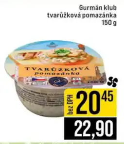 Jip Gurmán klub tvarůžková pomazánka nabídka