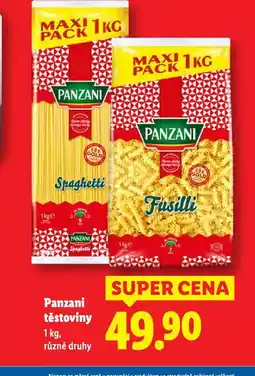 Lidl Panzani těstoviny nabídka
