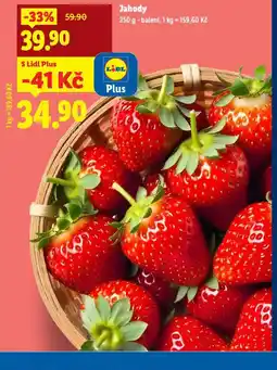 Lidl Jahody nabídka