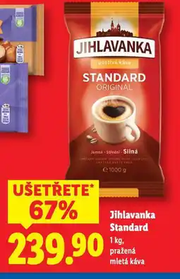 Lidl Jihlavanka standard mletá káva nabídka