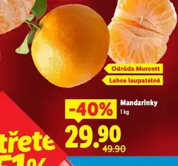 Lidl Mandarinky nabídka