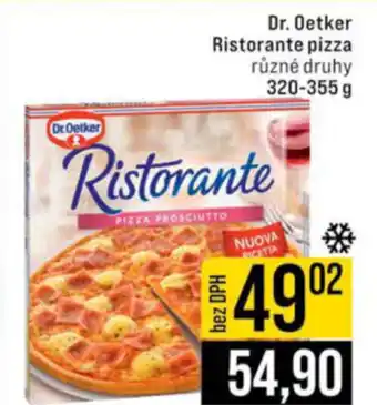 Jip Dr. Oetker Ristorante pizza nabídka