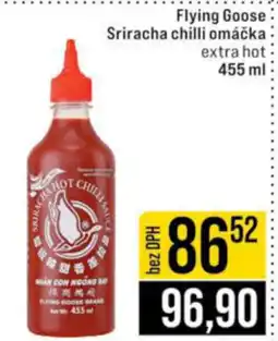 Jip Flying Goose Sriracha chilli omáčka extra hot nabídka