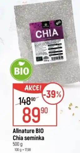 Globus Allnature BIO Chia semínka nabídka