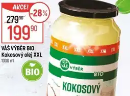Globus VÁŠ VÝBĚR BIO Kokosový olej XXL nabídka