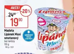 Globus Madeta Lipánek Maxi smetanový nabídka