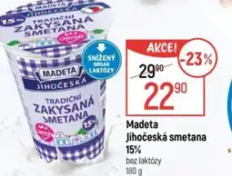 Globus Madeta Jihočeská smetana 15% nabídka