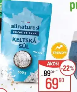 Globus Allnature Keltská sůl nabídka