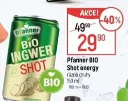 Globus Pfanner BIO Shot energy nabídka