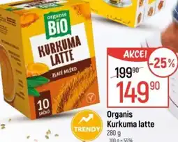 Globus Organis Kurkuma latte nabídka