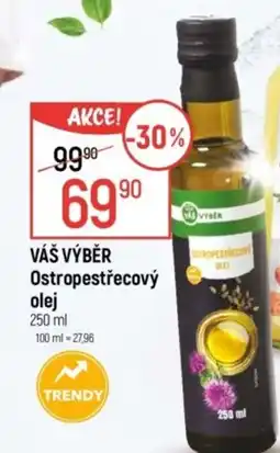 Globus VÁŠ VÝBĚR Ostropestřecový olej nabídka