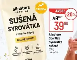 Globus Allnature Sportlab Syrovátka sušená nabídka