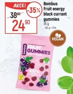 Globus Bombus Fruit energy black currant gummies nabídka