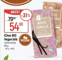 Globus iChoc BIO Vegan bílá nabídka