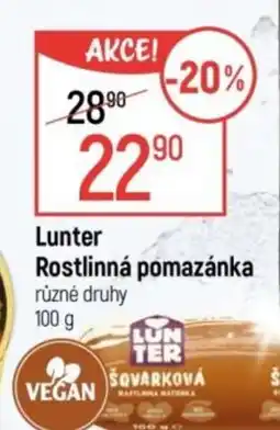 Globus Lunter Rostlinná pomazánka nabídka