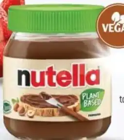 Globus Ferrero Nutella vegan nabídka