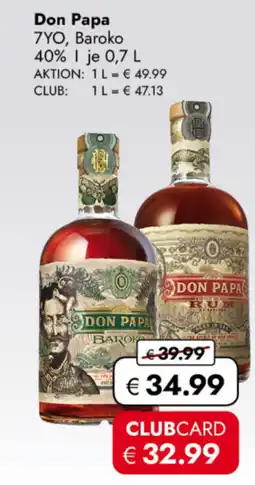 TRAVEL FREE Don Papa 7YO, Baroko nabídka