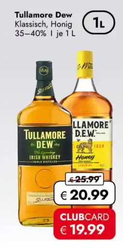 TRAVEL FREE Tullamore Dew Klassisch, Honig 35-40% nabídka