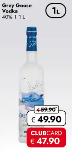 TRAVEL FREE Grey Goose Vodka 40% nabídka