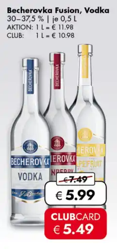 TRAVEL FREE Becherovka Fusion, Vodka 30-37.5% nabídka