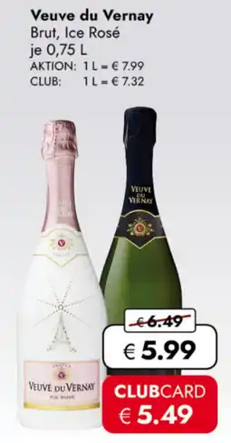 TRAVEL FREE Veuve du Vernay Brut, Ice Rosé nabídka