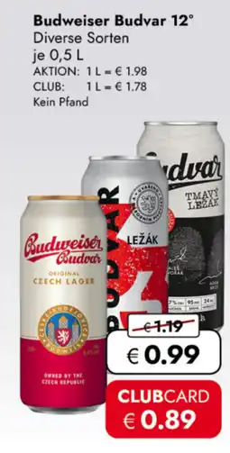 TRAVEL FREE Budweiser Budvar 12° nabídka