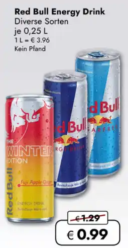 TRAVEL FREE Red Bull Energy Drink nabídka