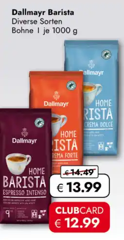 TRAVEL FREE Dallmayr Barista nabídka