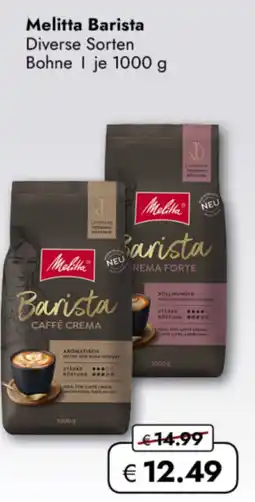 TRAVEL FREE Melitta Barista nabídka