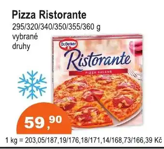 COOP DISKONT Dr.Oetker Pizza Ristorante nabídka