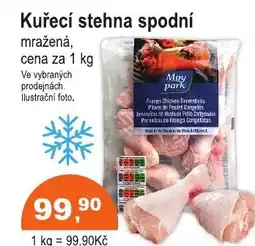 COOP DISKONT Kuřecí stehna spodní mražená nabídka