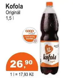 COOP DISKONT Kofola Originál nabídka