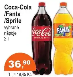 COOP DISKONT Coca-Cola /Fanta /Sprite nabídka