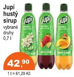 COOP DISKONT Jupí hustý sirup nabídka