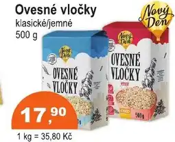 COOP DISKONT Ovesné vločky klasické/jemné nabídka