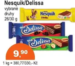 COOP DISKONT Nesquik/Delissa nabídka