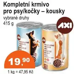 COOP DISKONT Kompletní krmivo pro psy/kočky - kousky nabídka
