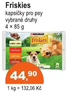 COOP DISKONT Friskies kapsičky pro psy nabídka