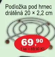 COOP DISKONT Podložka pod hrnec drátěná 20 x 2,2 cm nabídka