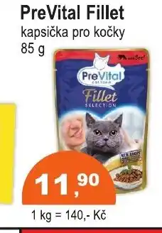 COOP DISKONT PreVital Fillet kapsička pro kočky nabídka