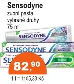 COOP DISKONT Sensodyne zubní pasta nabídka