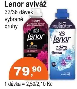 COOP DISKONT Lenor aviváž nabídka