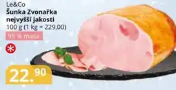 Potraviny CZ Le&Co Šunka Zvonařka nejvyšší jakosti nabídka