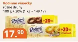 Potraviny CZ Rodinné věnečky nabídka