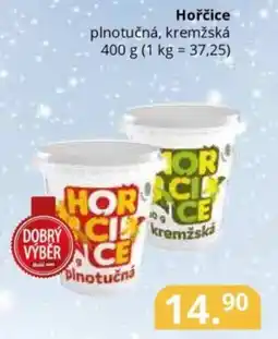Potraviny CZ Hořčice plnotučná, kremžská nabídka